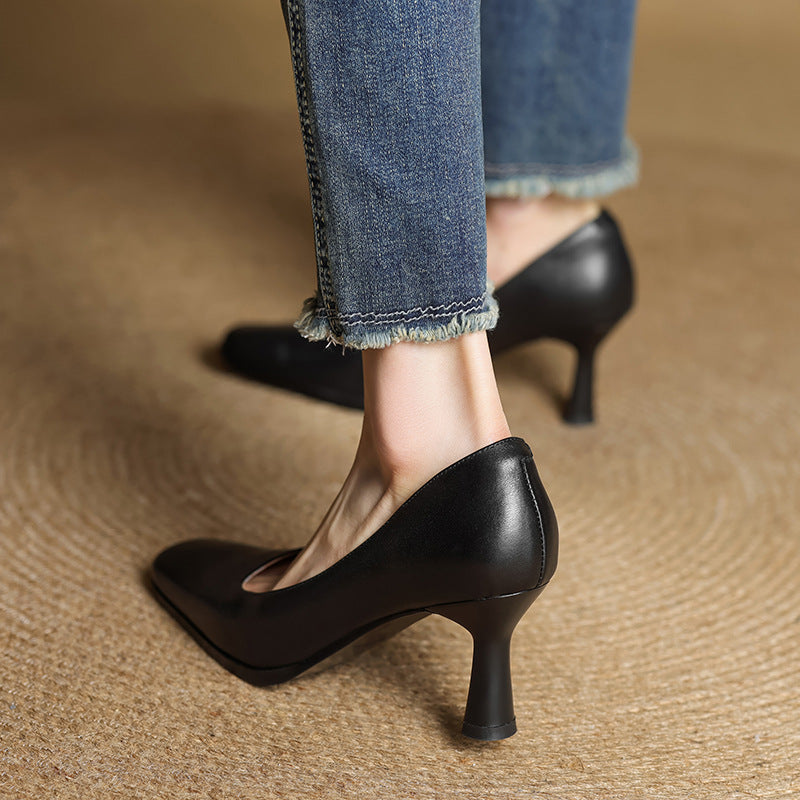 Elviera Leder-Pumps