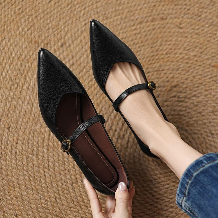 Eloria Katzenabsatz-Pumps aus Leder