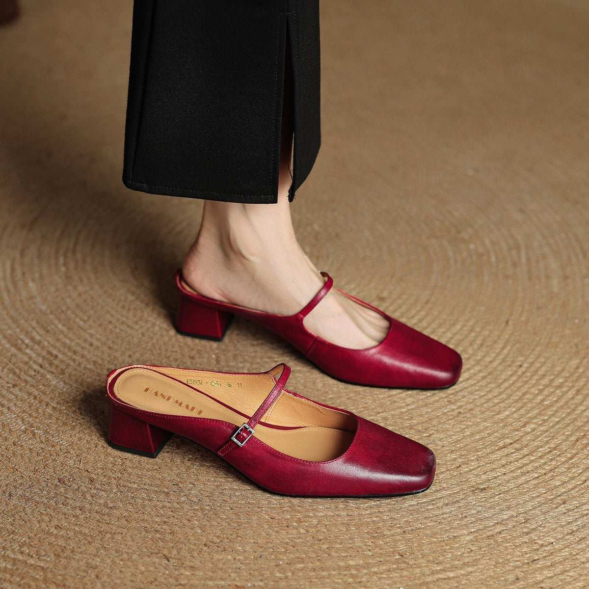 Mules aus Leder Meyra