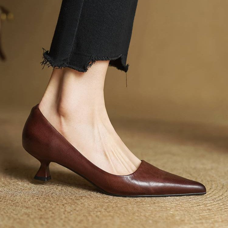 Leder-Pumps Serane