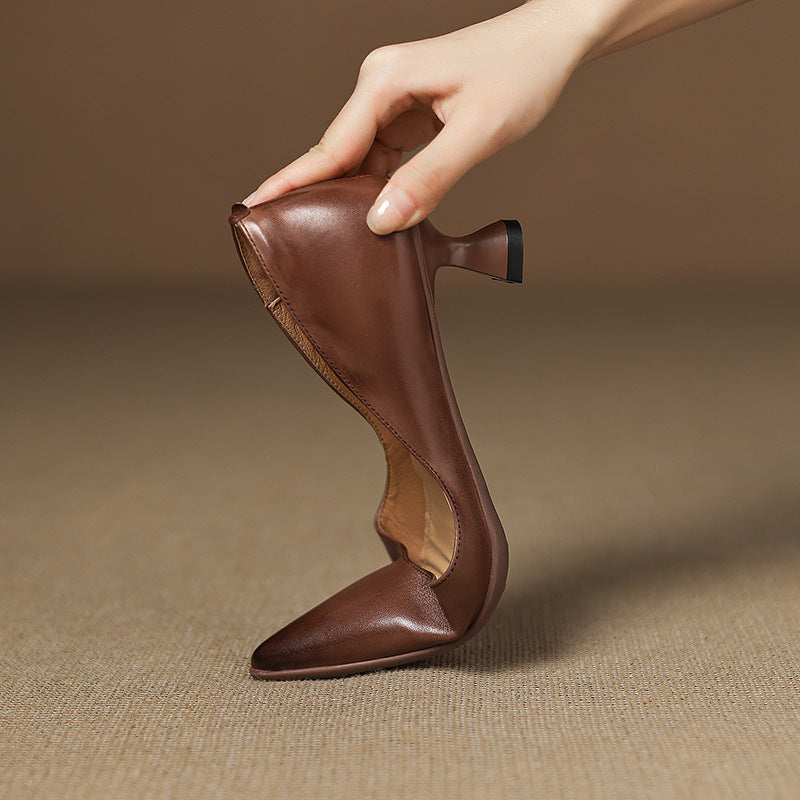 Calenne Leder-Pumps