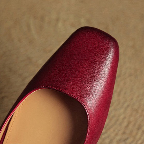 Mules aus Leder Meyra