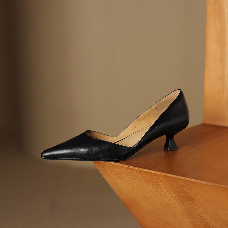 Ceyra Kittenheels aus Leder