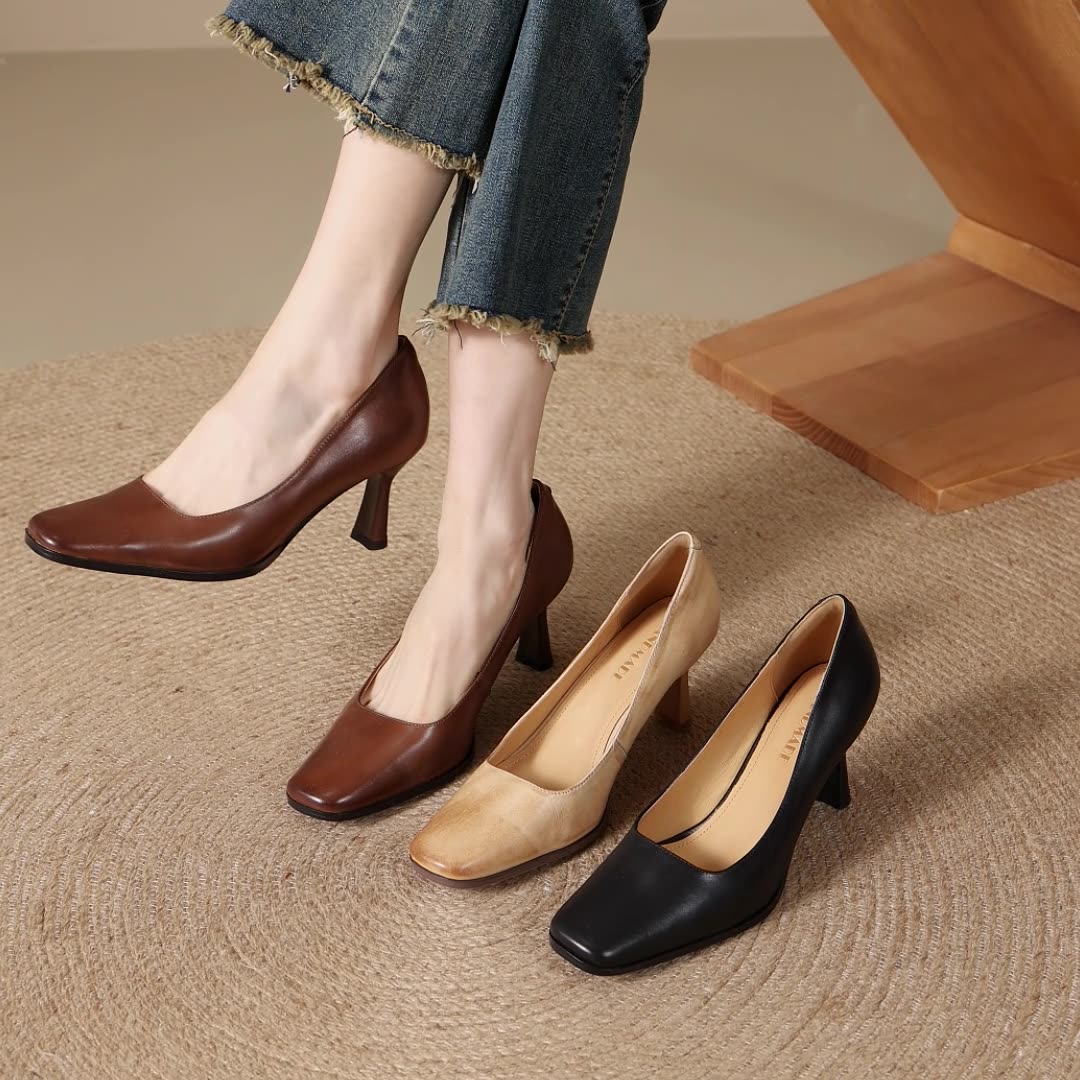 Elviera Leder-Pumps