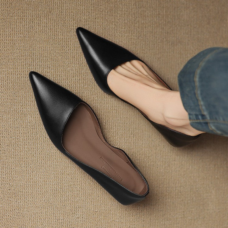 Stiletto-Pumps aus Leder Orlisse