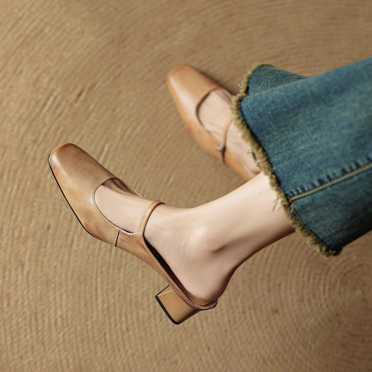 Mules aus Leder Meyra