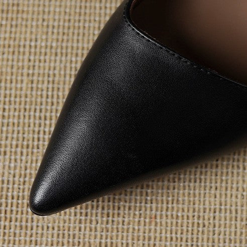 Stiletto-Pumps aus Leder Orlisse