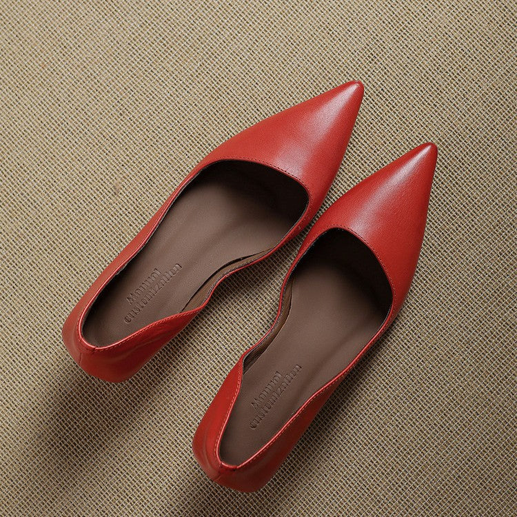 Stiletto-Pumps aus Leder Orlisse
