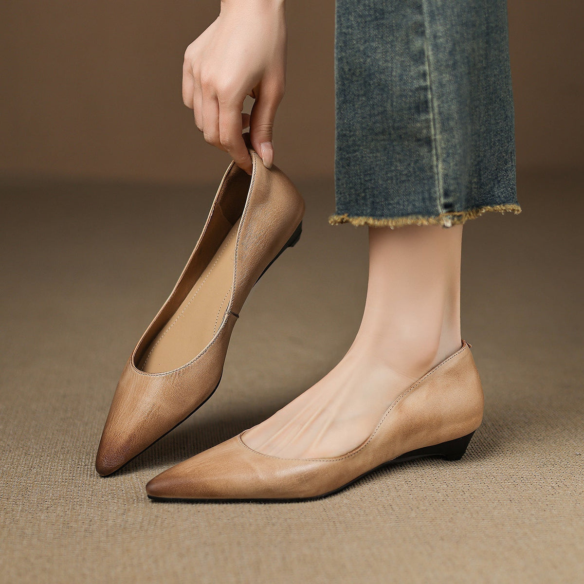 Echte Leder Ballerinas Arla