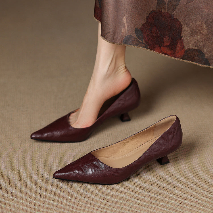 Michèle | Elegante Pumps mit Niedrigem Absatz