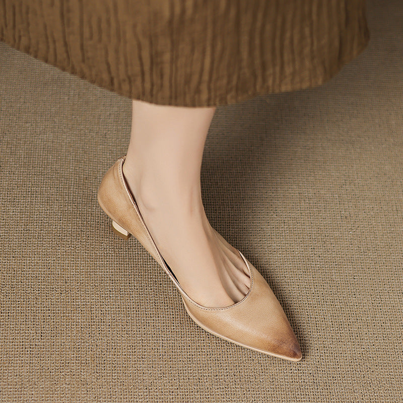 Calenne Leder-Pumps