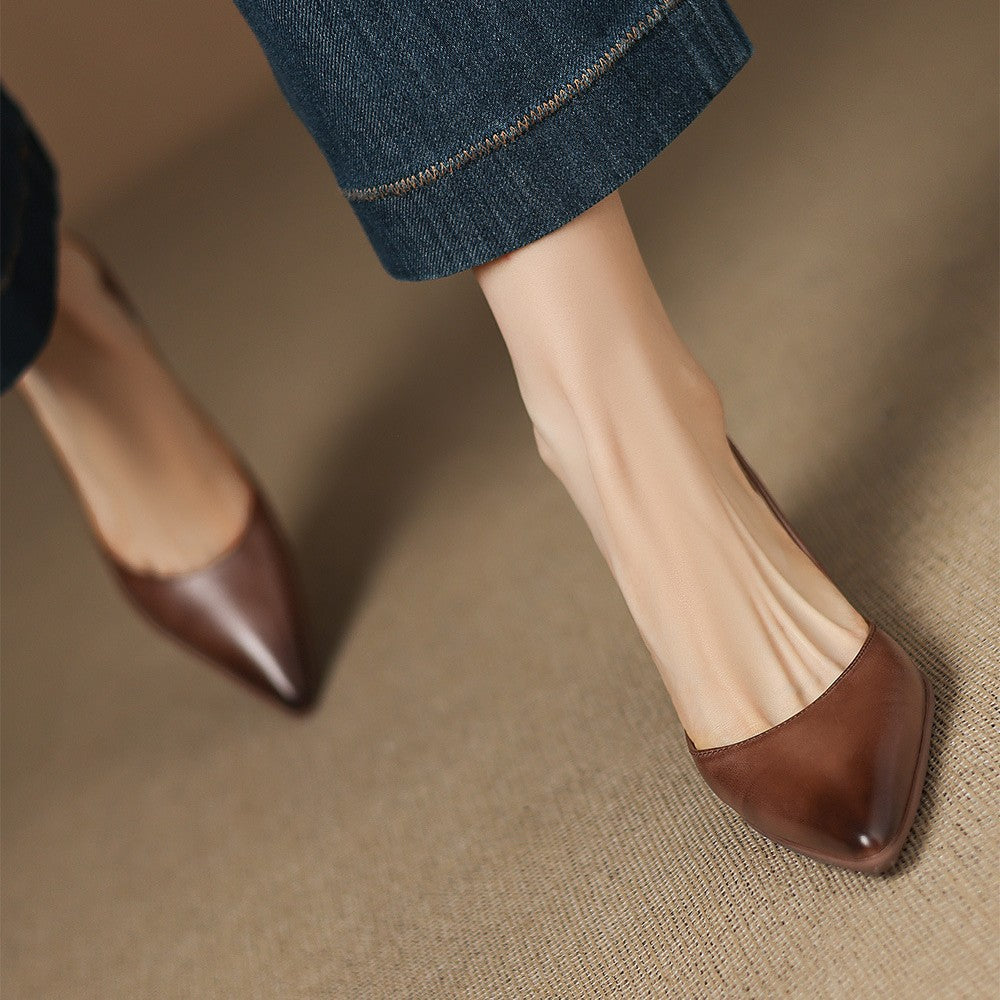 Calenne Leder-Pumps