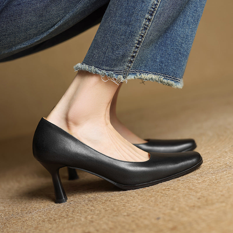 Elviera Leder-Pumps