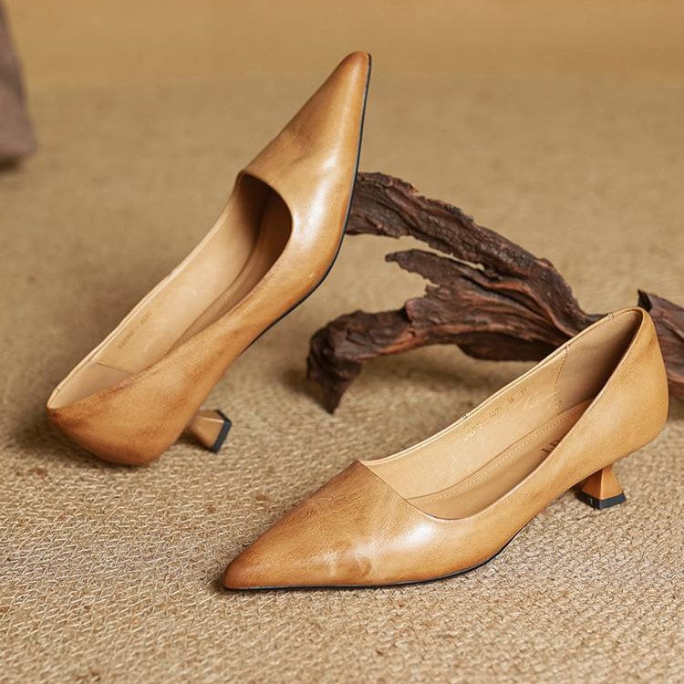 Leder-Pumps Serane