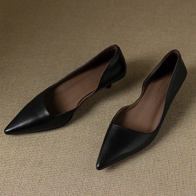 Stiletto-Pumps aus Leder Orlisse