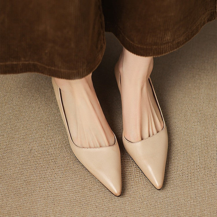 Stiletto-Pumps aus Leder Orlisse