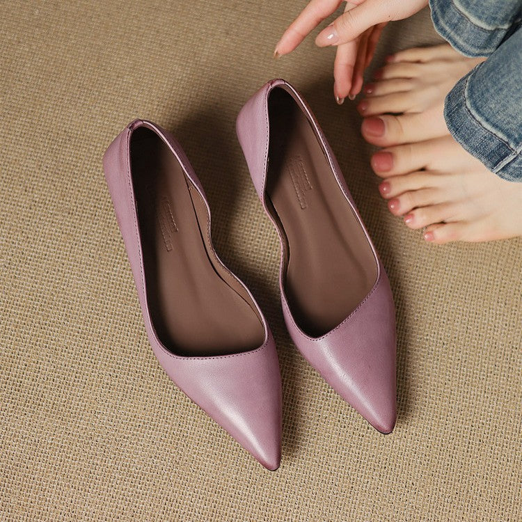 Stiletto-Pumps aus Leder Orlisse