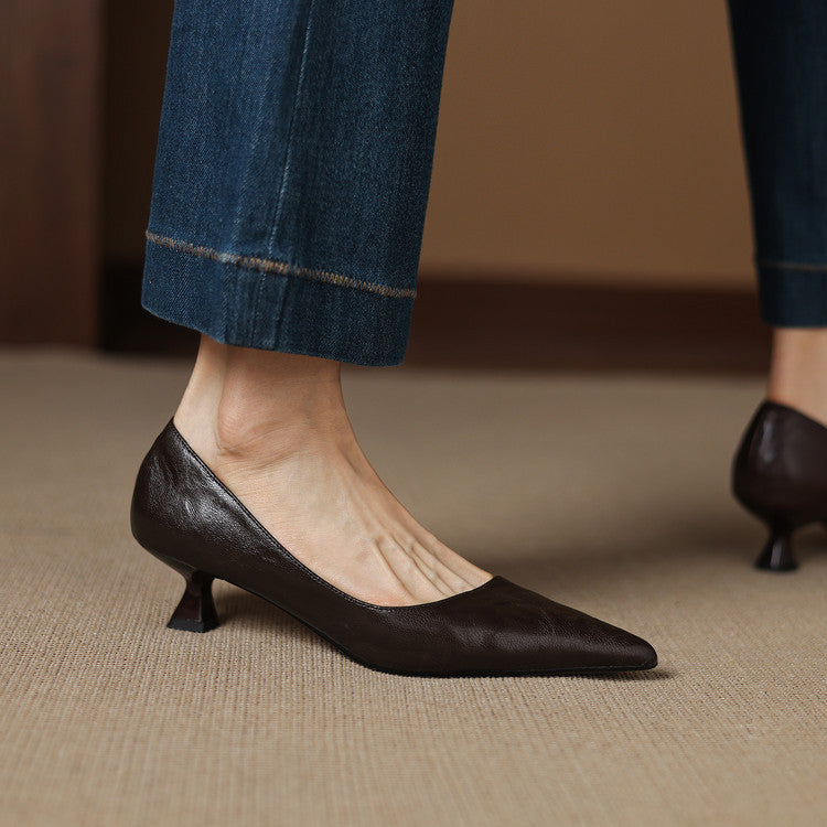 Michèle | Elegante Pumps mit Niedrigem Absatz