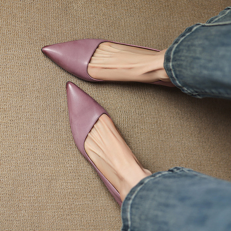 Stiletto-Pumps aus Leder Orlisse