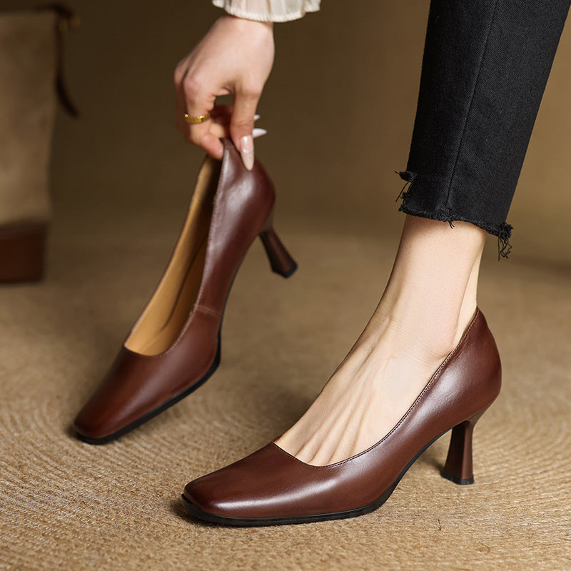 Elviera Leder-Pumps