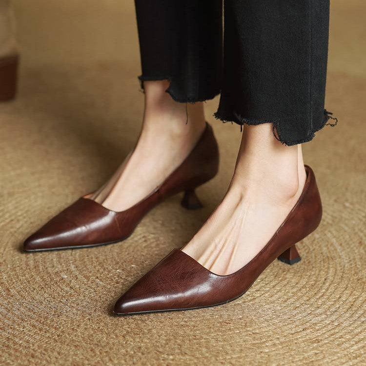 Leder-Pumps Serane