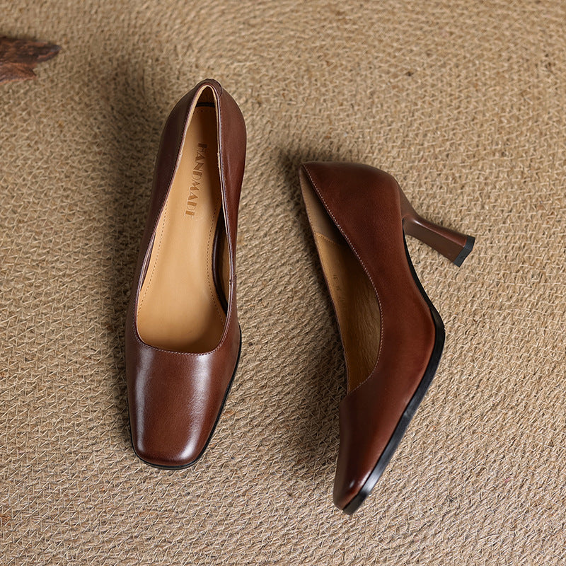 Elviera Leder-Pumps