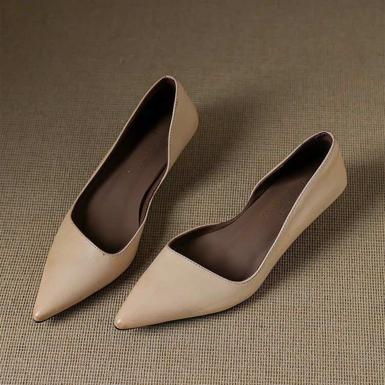 Stiletto-Pumps aus Leder Orlisse