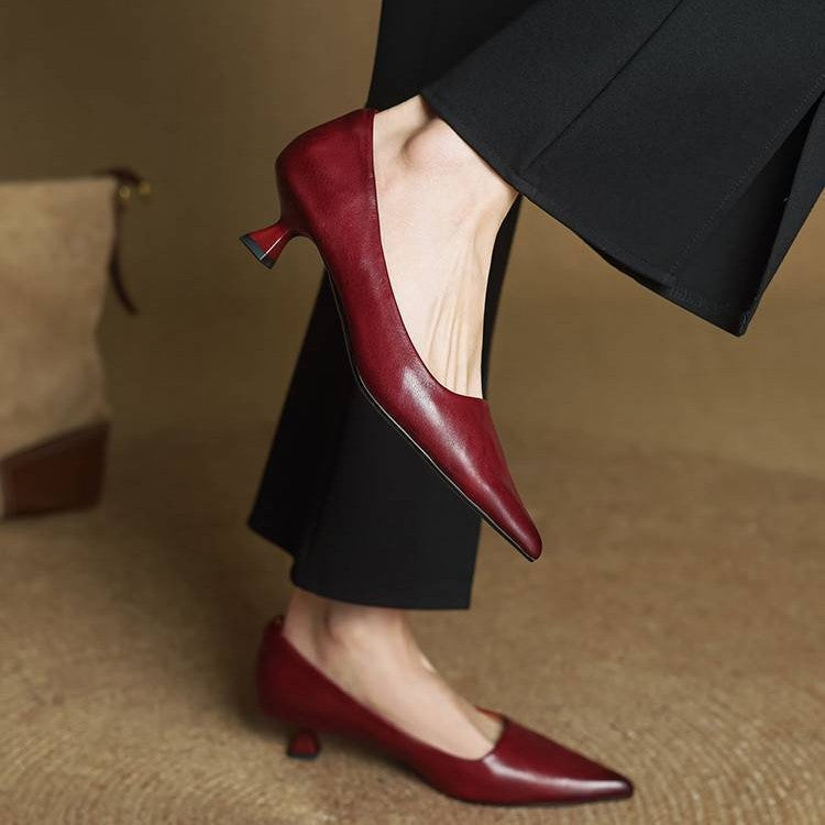 Leder-Pumps Serane