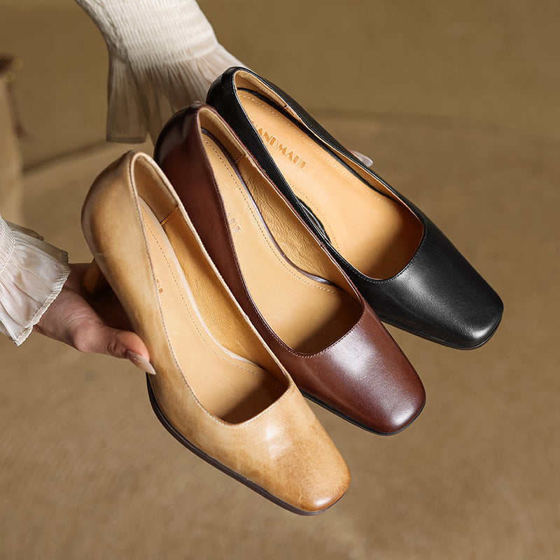 Elviera Leder-Pumps