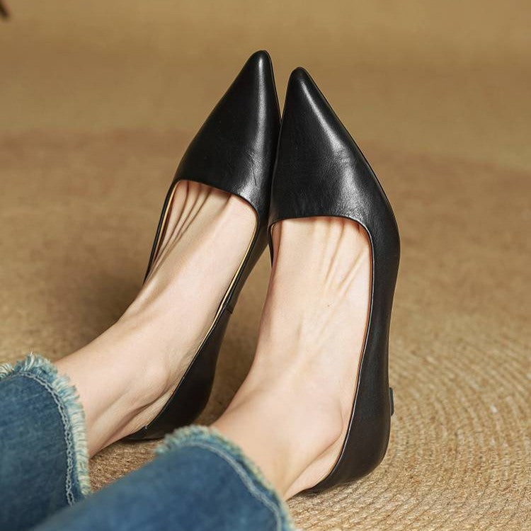 Leder-Pumps Serane