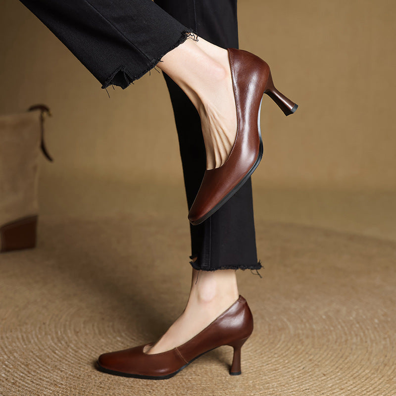 Elviera Leder-Pumps