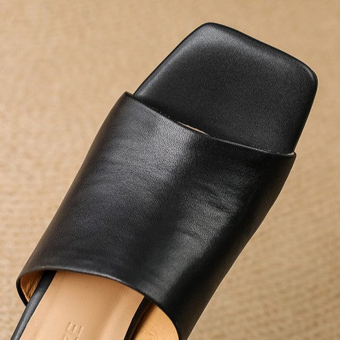 Mules aus Leder Virelle Curve