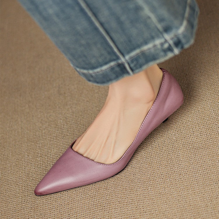 Stiletto-Pumps aus Leder Orlisse