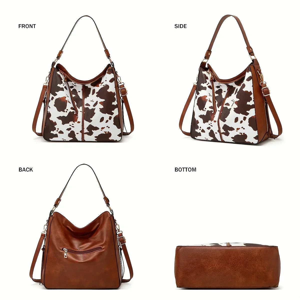 Wildleder-Tote-Bag
