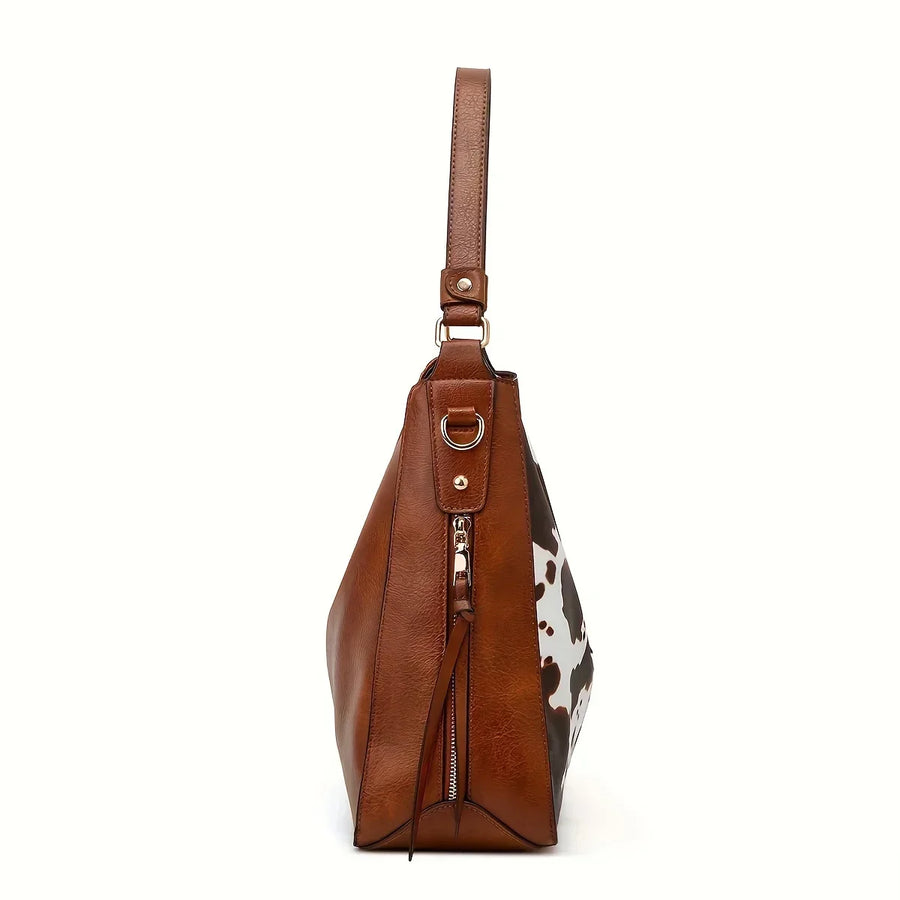 Wildleder-Tote-Bag