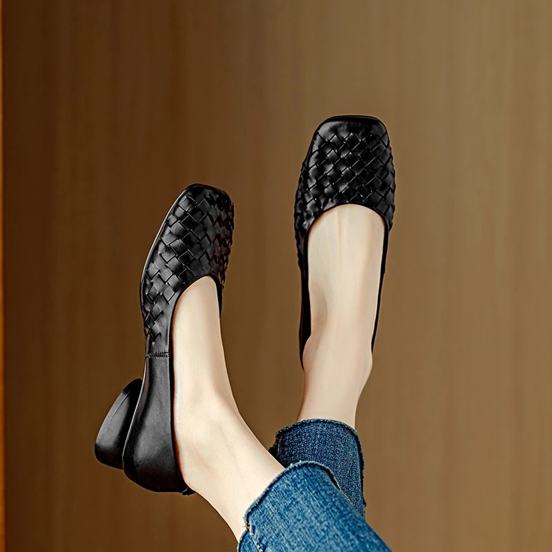 Ballerinas aus Leder Marcelle