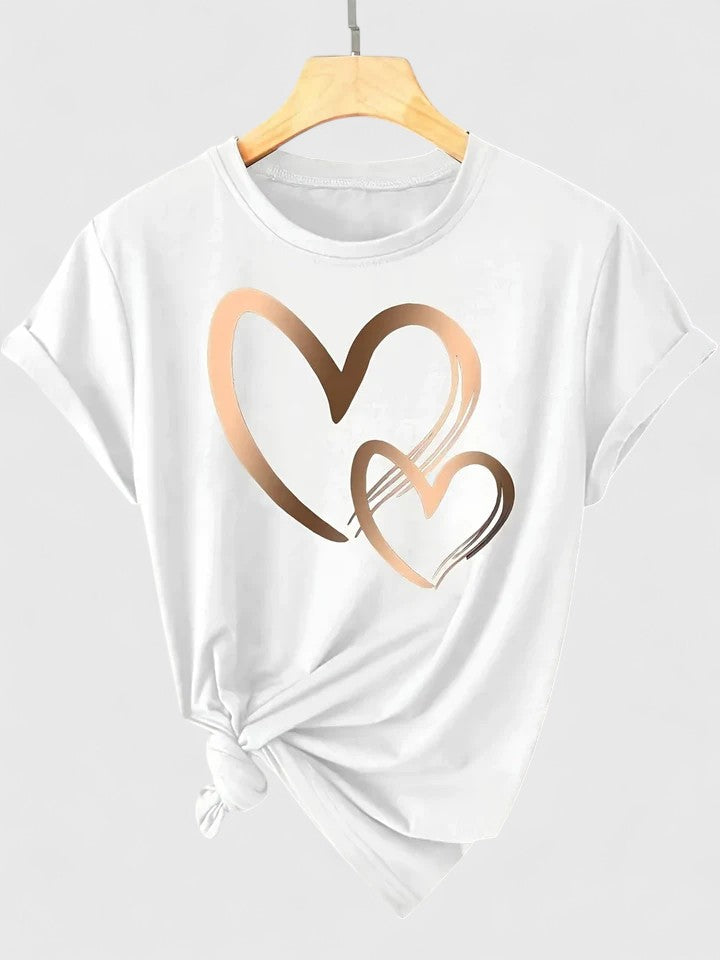 Jamie | Bequemes Kurzarm-T-Shirt.