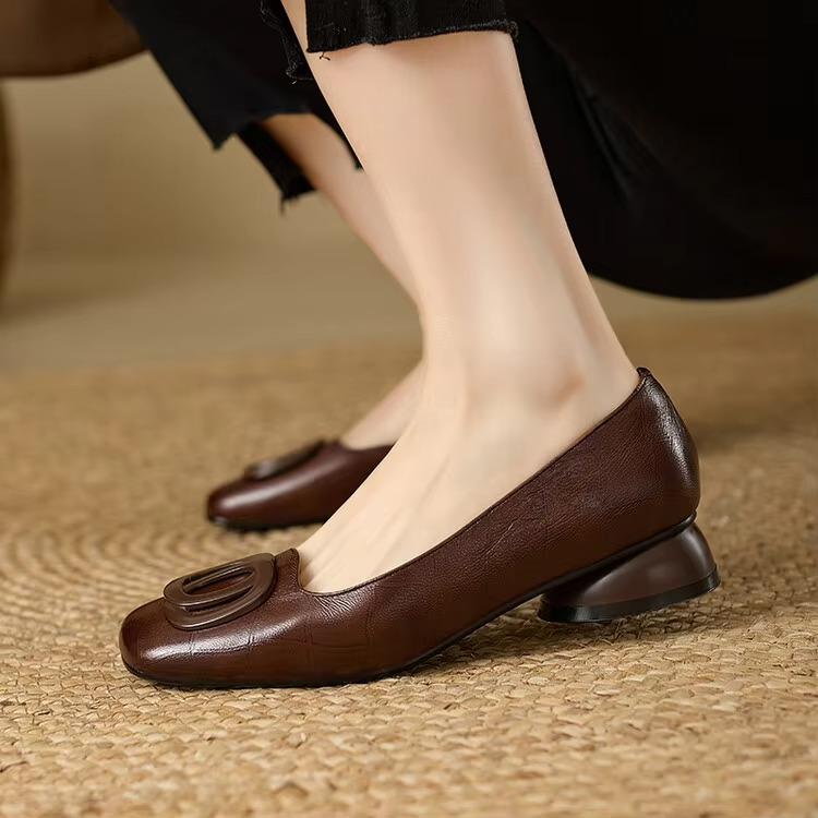 Ballerinas aus Leder Opium