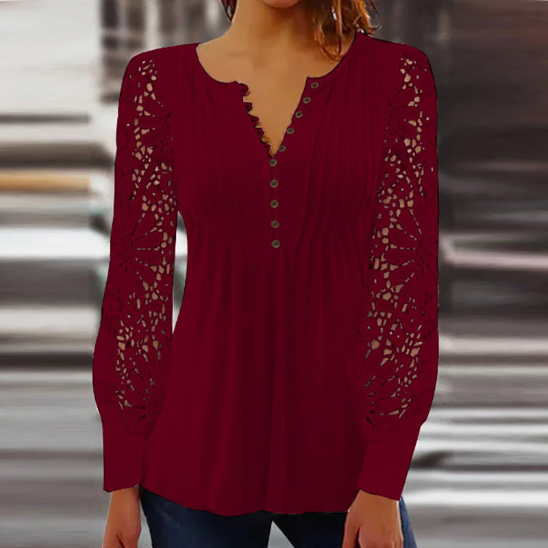 Marianne | Elegante Bluse mit langen Ärmeln