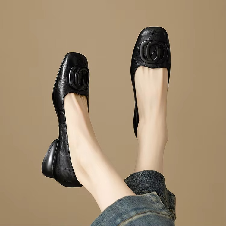 Ballerinas aus Leder Opium