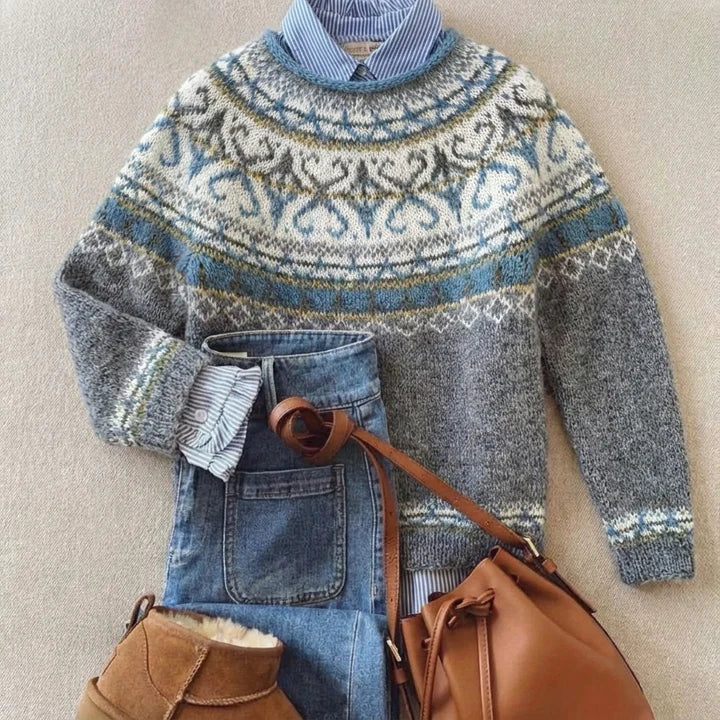 Cheryl™ | Schicker Vintage Strickpullover