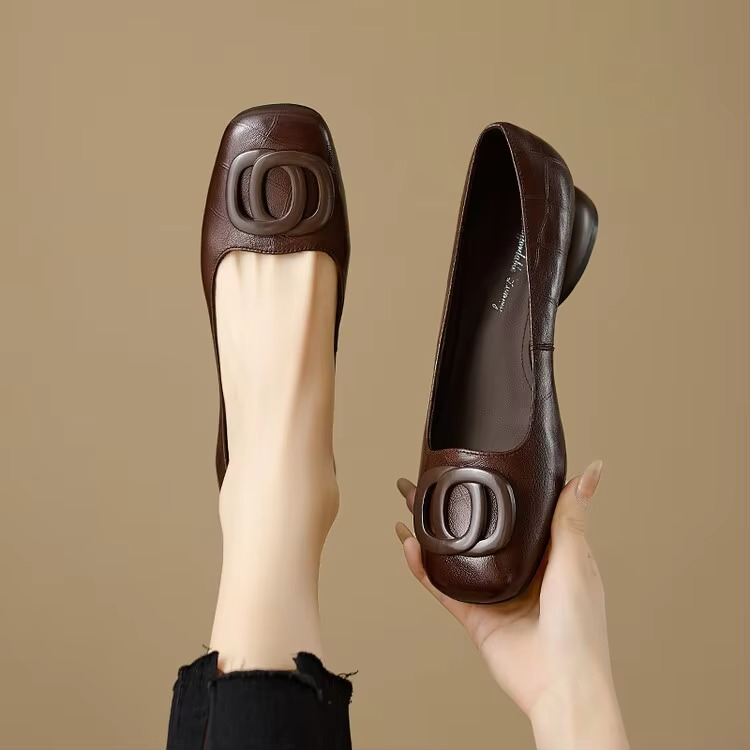 Ballerinas aus Leder Opium