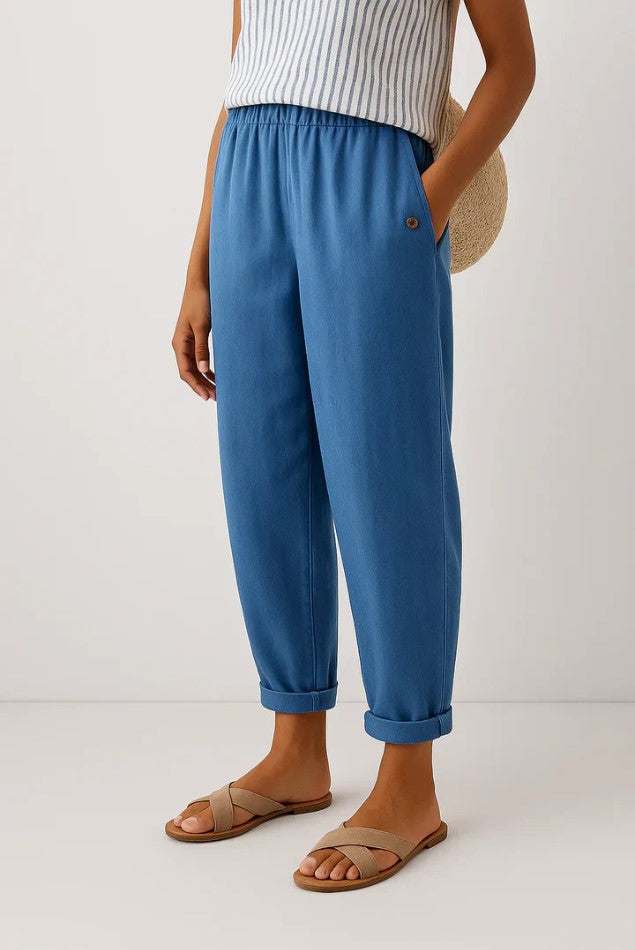 Romina | Fluide Hose mit Elastischem Bund