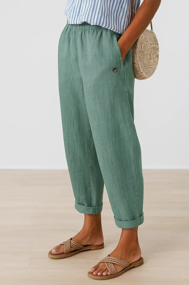 Romina | Fluide Hose mit Elastischem Bund