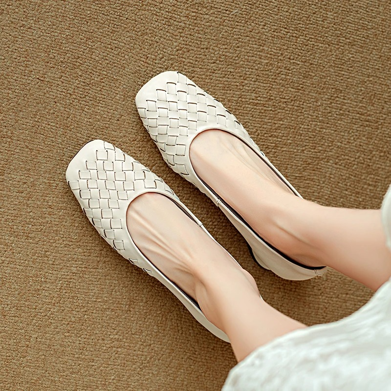 Ballerinas aus Leder Marcelle