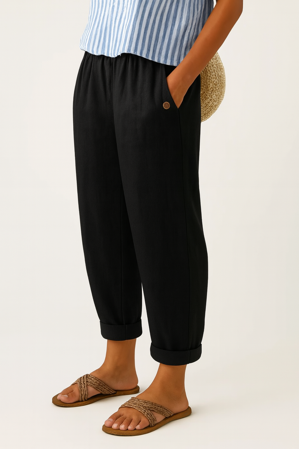 Romina | Fluide Hose mit Elastischem Bund