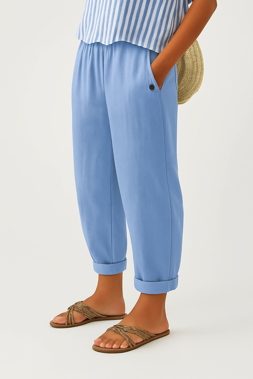 Romina | Fluide Hose mit Elastischem Bund