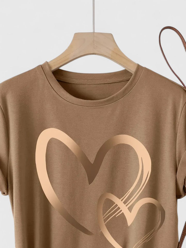 Jamie | Bequemes Kurzarm-T-Shirt.