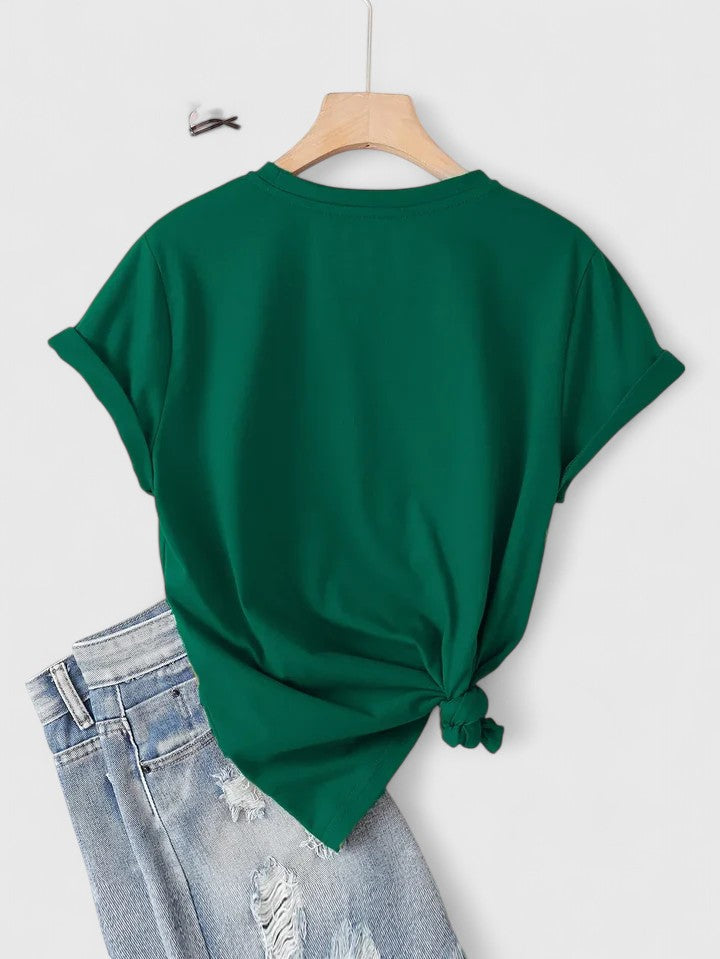 Jamie | Bequemes Kurzarm-T-Shirt.