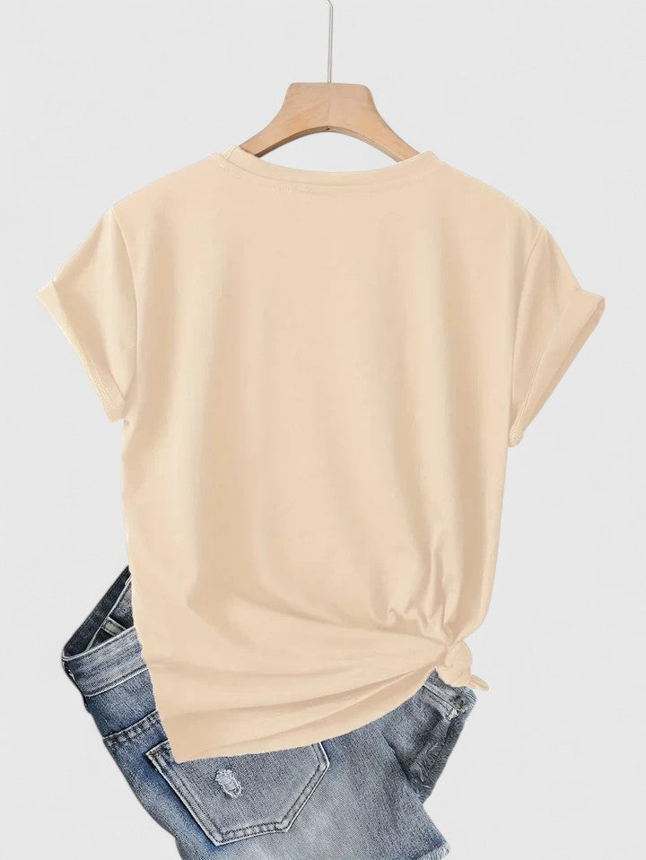 Jamie | Bequemes Kurzarm-T-Shirt.